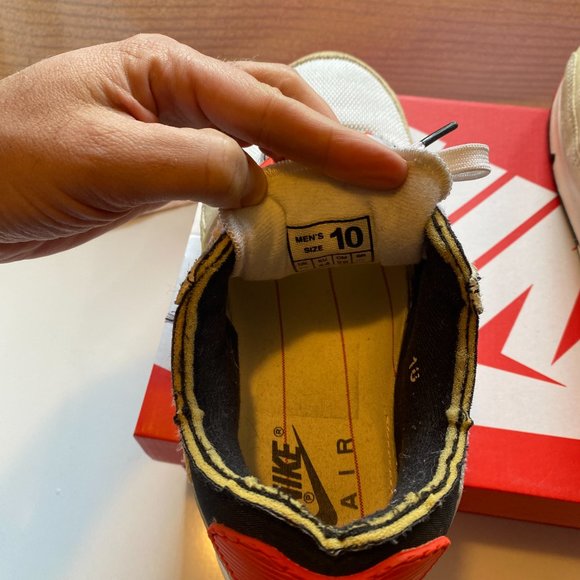 Men's Nike Air Max III PRM Archetype White/Bright Crimson 10 - Picture 7 of 7